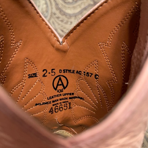 Rodeo Queen Acme Cowgirl Boots *Rare* - Picture 2 of 9